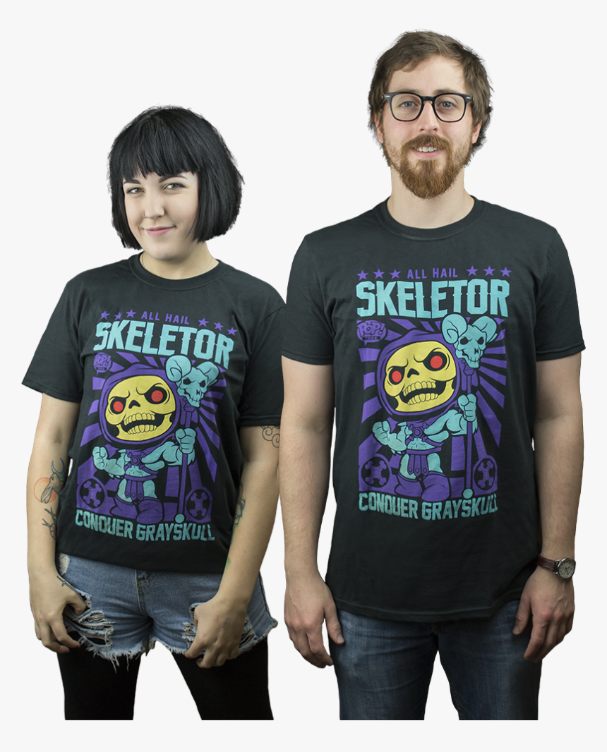 T Shirt Pop Skeletor M Size, HD Png Download