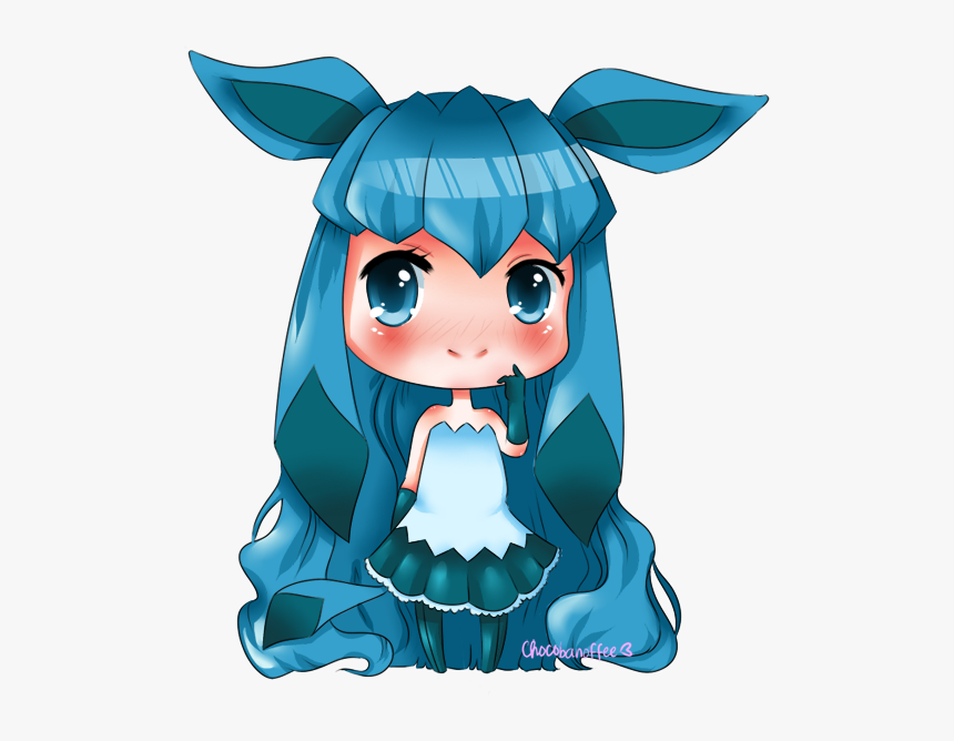 Glaceon As A Girl, HD Png Download