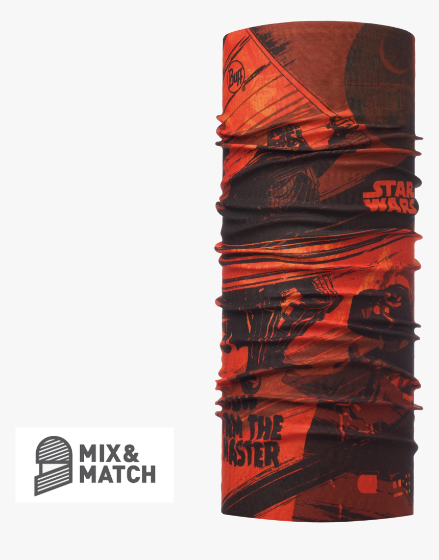Star Wars Master Sword Orange [classic Jnr Buff] - Black Reversible Polar Buffs, HD Png Download