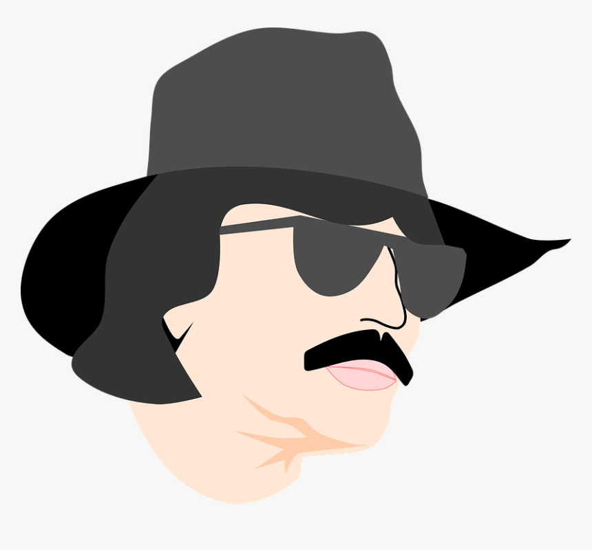 Mexican, Sunglasses, Cool, Hat, Gaucho, Man, Moustache - Sticker For Whatsapp Png, Transparent Png
