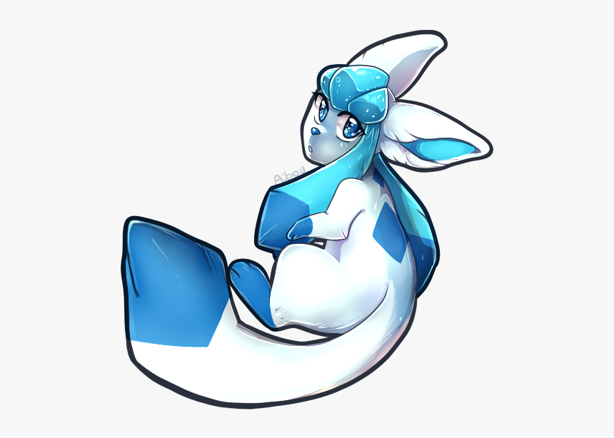 Glaceon S~ - Cartoon, HD Png Download