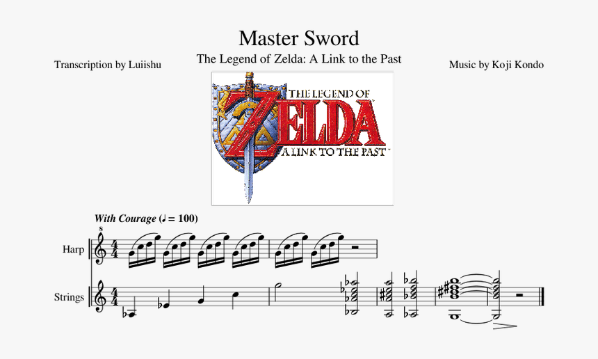 Zelda Secret Sheet Music, HD Png Download