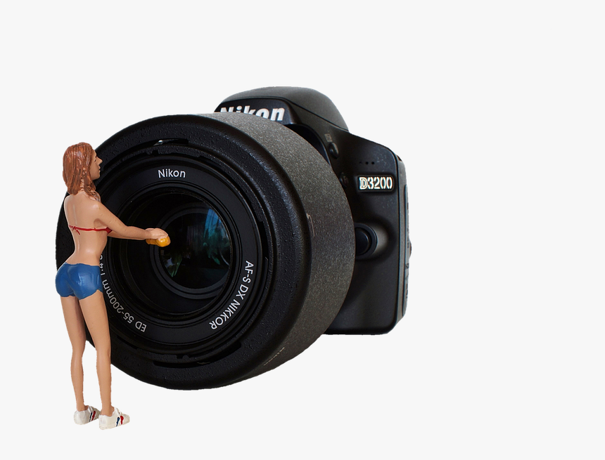 Camera, Nikon, Lens, Objectively Clean, Wash, Clean - Camera Lens, HD Png Download