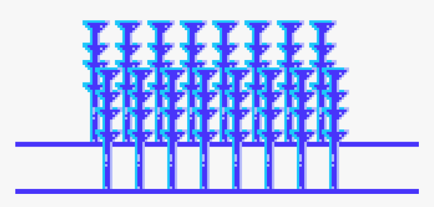 Medieval Pillars Png - Cobalt Blue, Transparent Png
