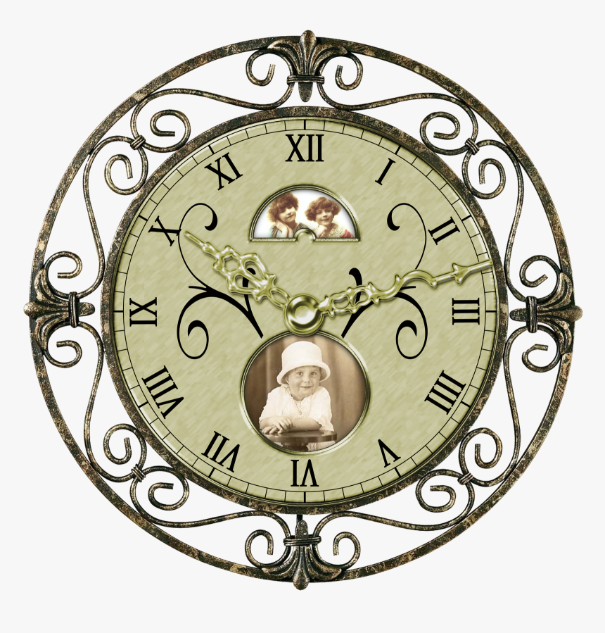 Vintage Clock Png Transparent Image, Png Download