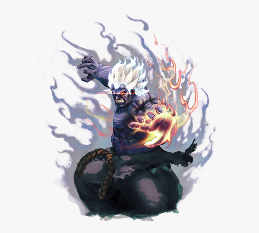 Oni Akuma Ssf4 Ae Character Select Art - Super Street Fighter 4 Arcade, HD Png Download