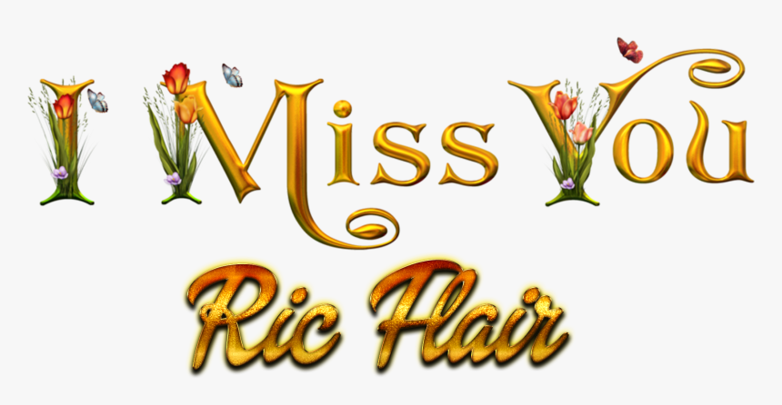 Ric Flair Missing You Name Png - Rashid Name, Transparent Png