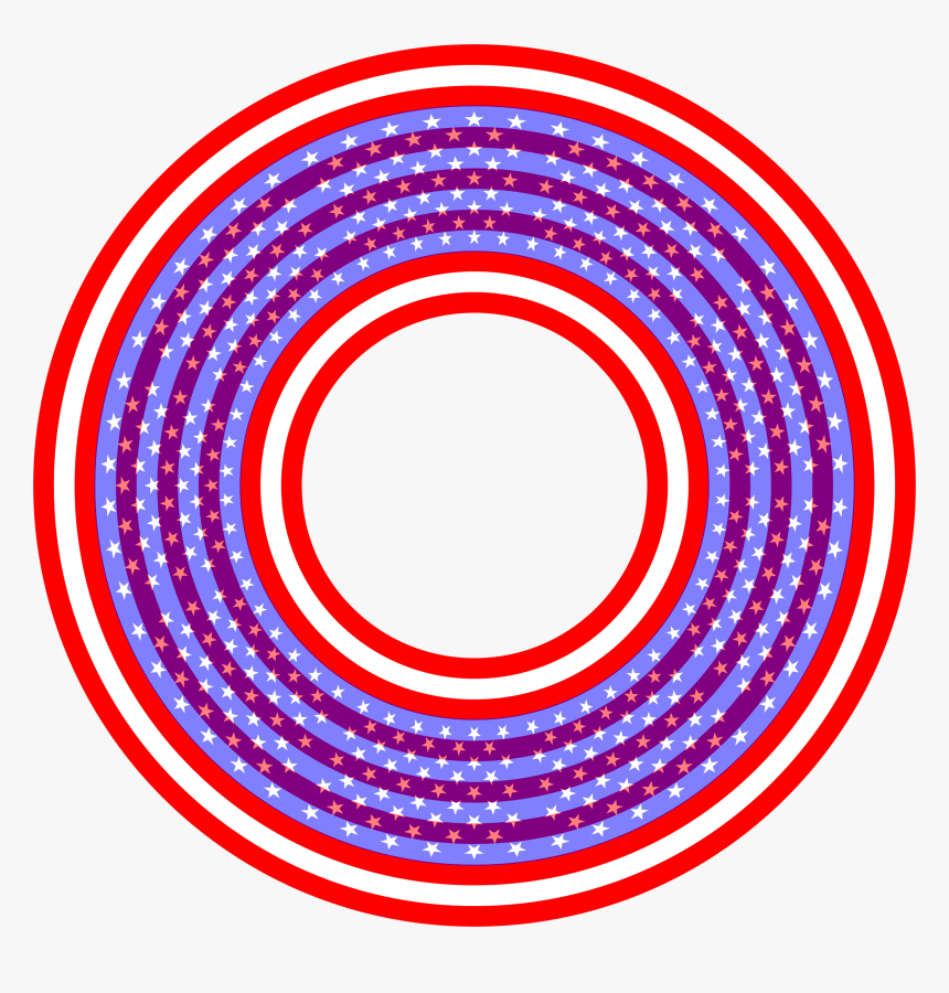 Stars And Stripes Circle, HD Png Download