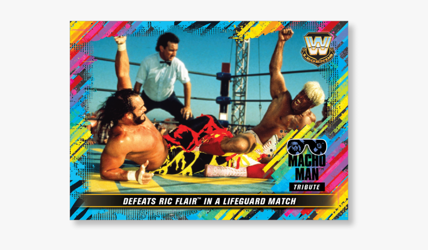 2018 Topps Wwe Heritage Defeats Ric Flair In A Lifeguard - Aadi Lagna Patrika, HD Png Download