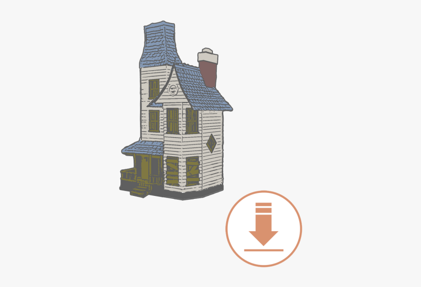 Gerard Way Haunted House Pin, HD Png Download