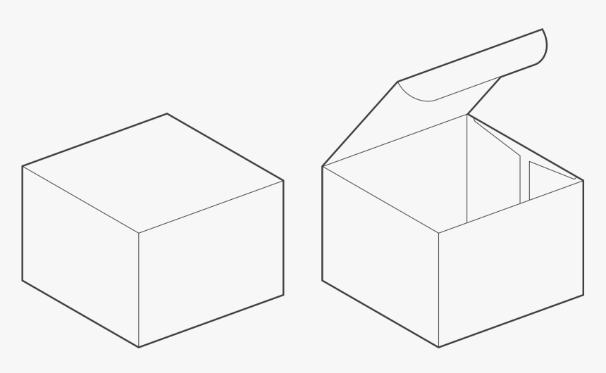 Gift Box Template, HD Png Download