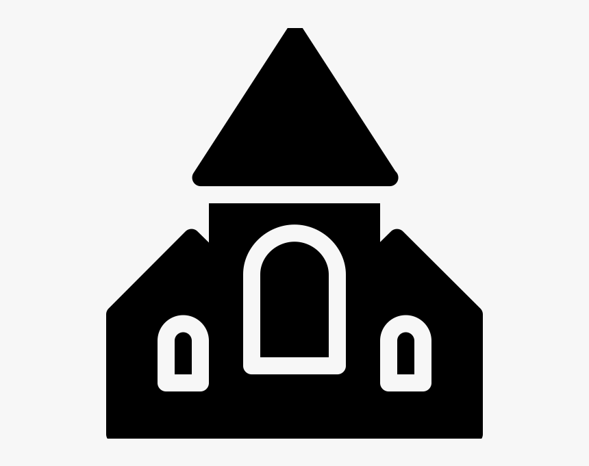 Haunted House Rubber Stamp - Dark Home Icons, HD Png Download
