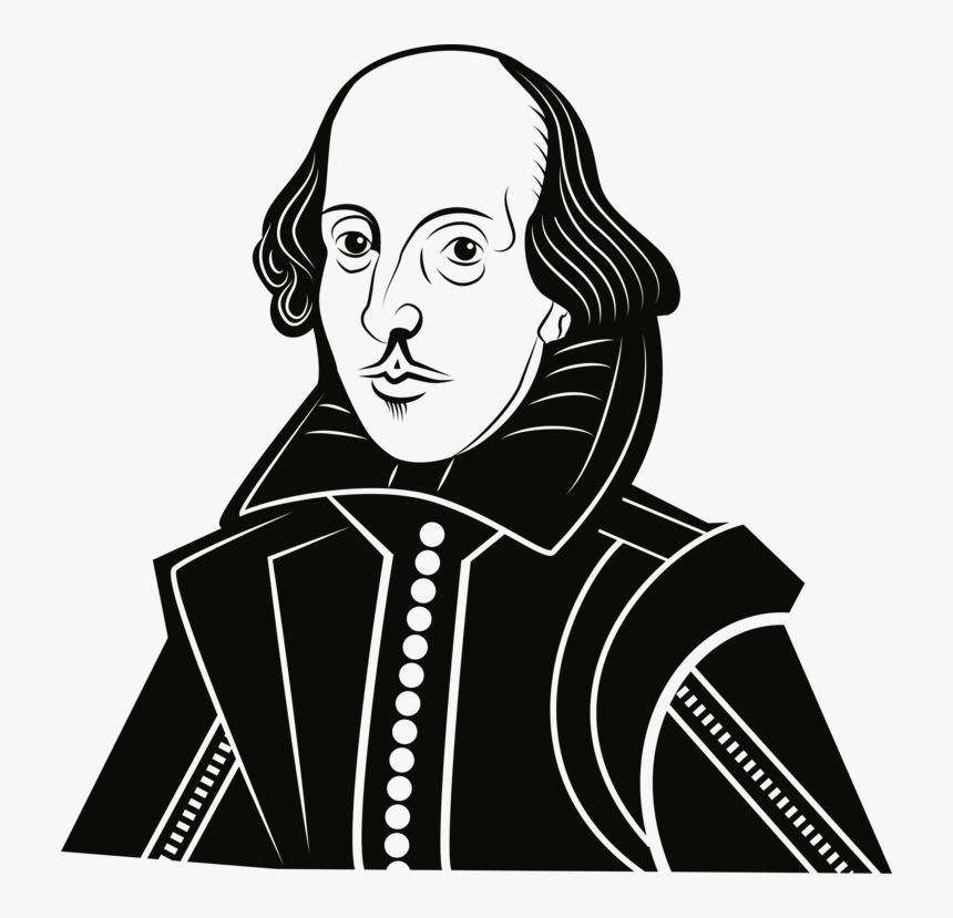 Head,art,neck - William Shakespeare Vector, HD Png Download