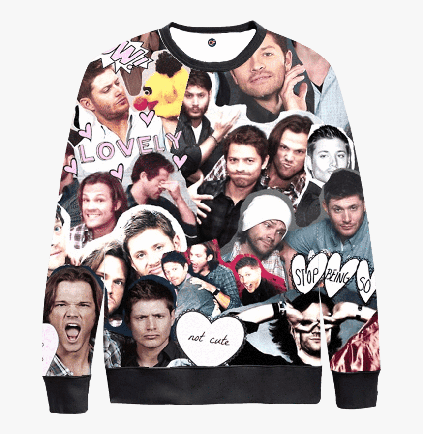 Jensen Ackles Jared Padalecki Misha, HD Png Download