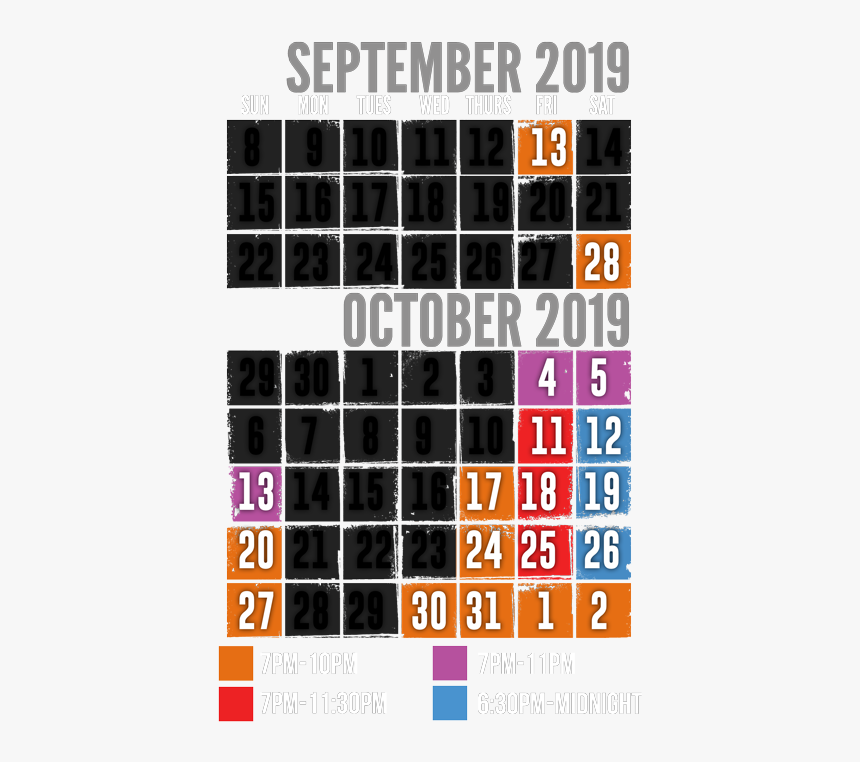 Dates & Hours Of Operation - Hortense Ellis, HD Png Download