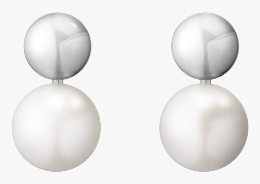 Georg Jensen Moonlight Grapes Silver And Pearl Double - Sphere, HD Png Download
