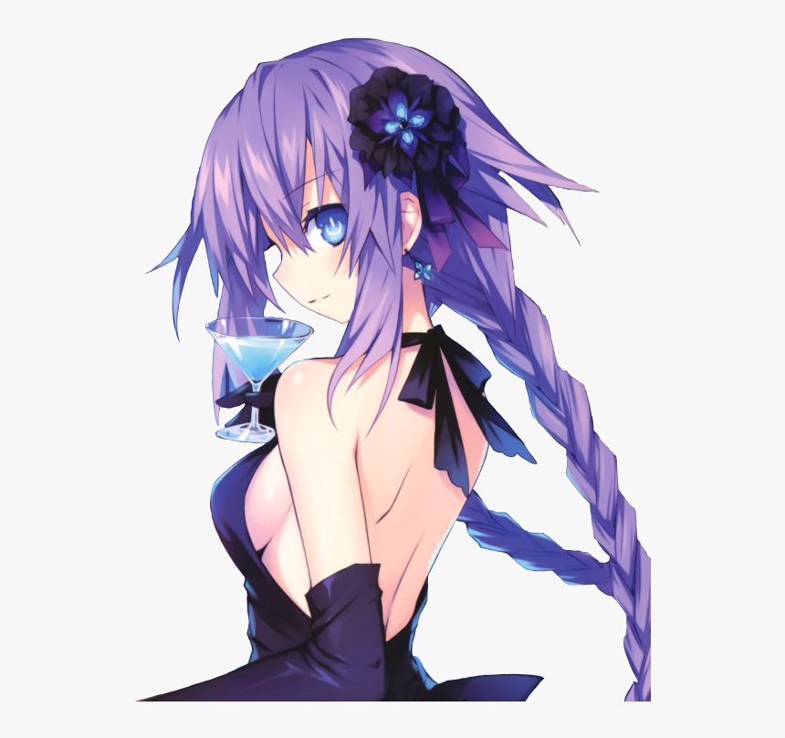 Hyperdimension Neptunia Mk2 Hyperdimension Neptunia - Hyperdimension Neptunia Purple Heart Dress, HD Png Download