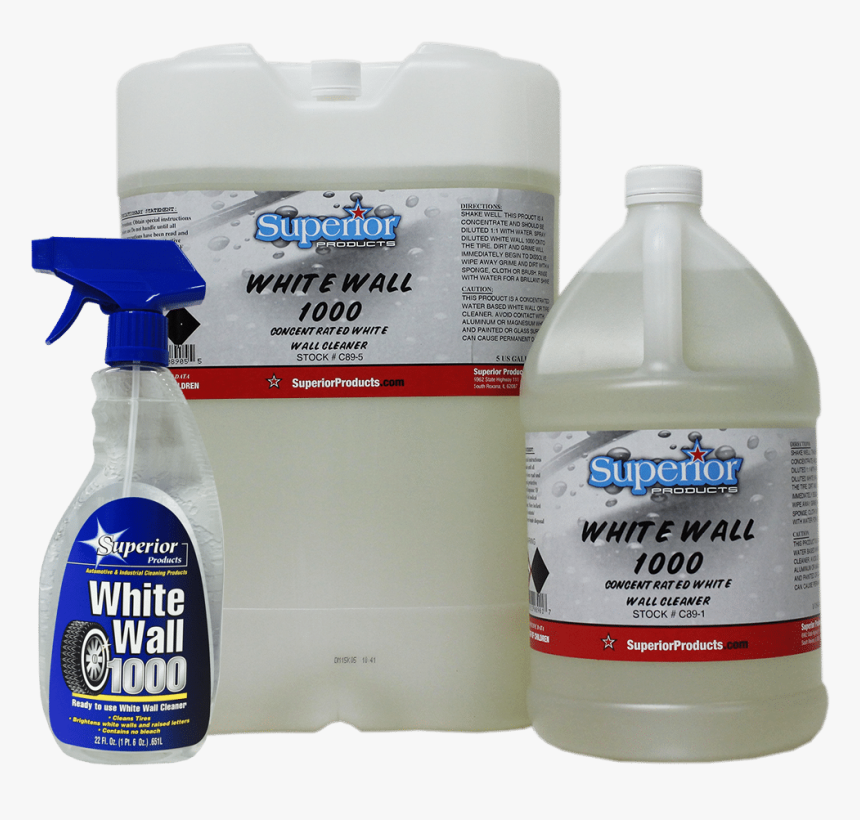 White Wall 1000 Wheel Cleaner - White Wall Tyres Cleaning Products, HD Png Download