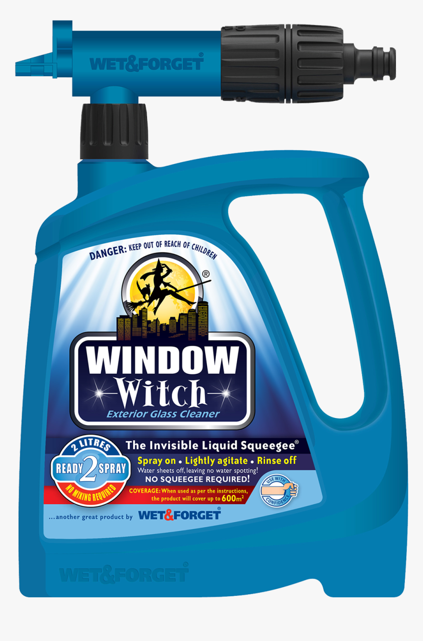 Wet & Forget Window Witch, HD Png Download