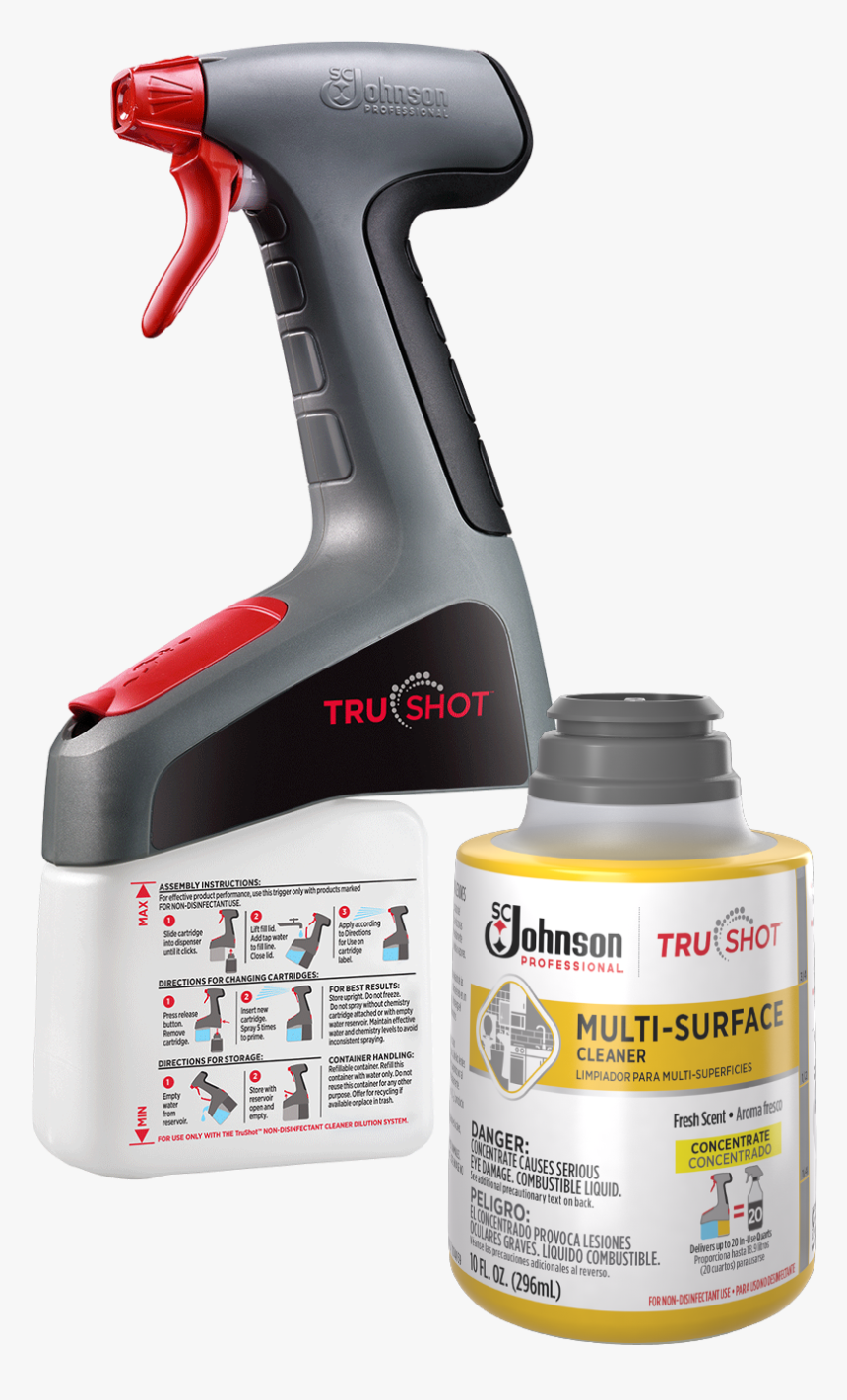 Multisurface Trushot 300 Dpi - Johnson Profecional Tru Shot, HD Png Download