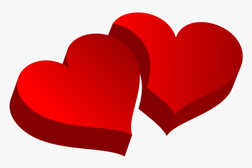 Free Photo Hearts Transparent Background Heart 3d Design - Heart Couple Pics Png, Png Download