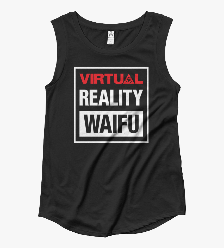 Vr Waifu Women S Cap Sleeve T-shirt - Active Tank, HD Png Download