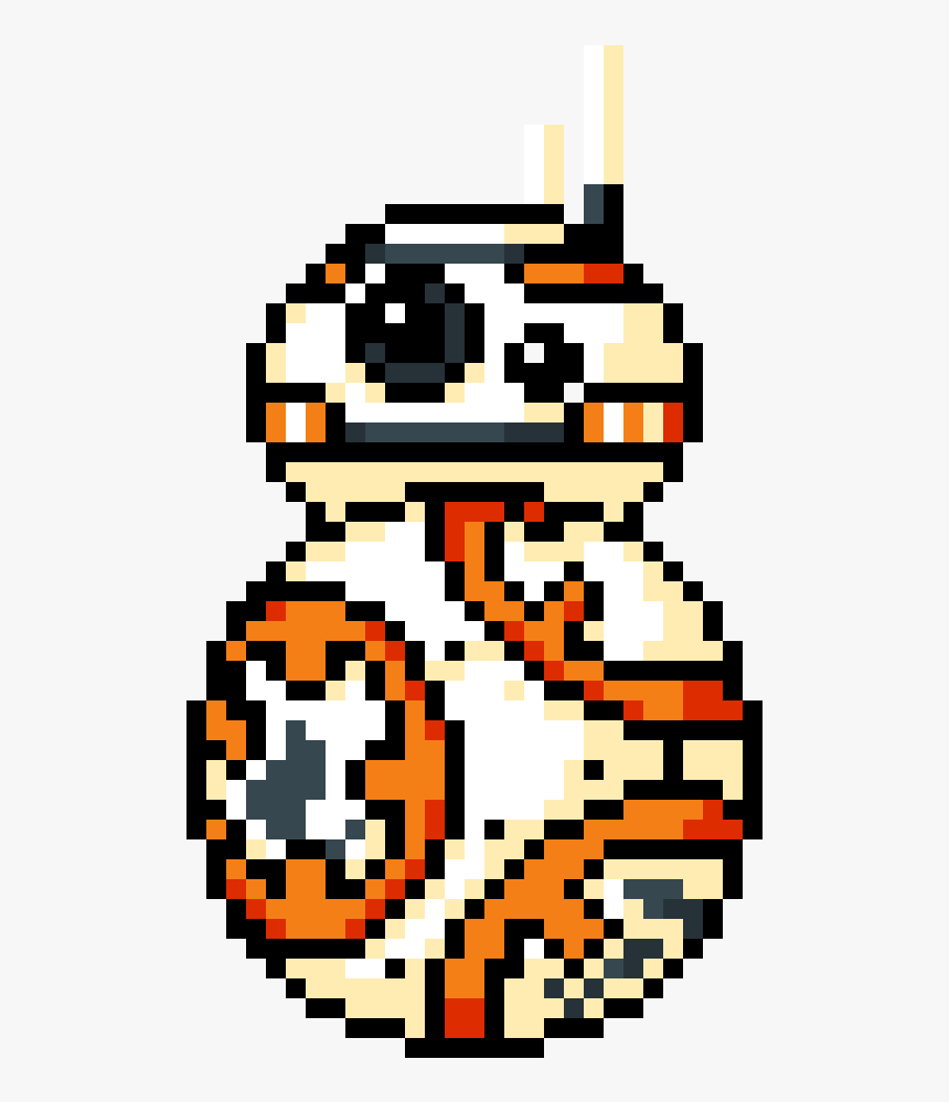 Transparent Bb 8 Png - Star Wars Perler Bead Bb8, Png Download