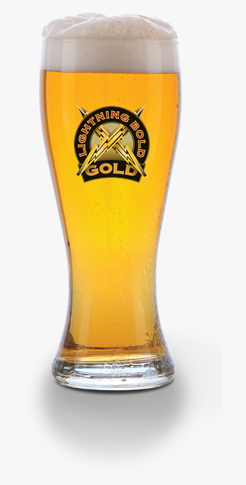 Lightning Beer Hops - Beer Glass, HD Png Download