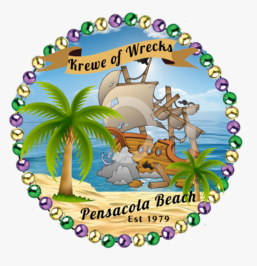 Round Logo Of A Shipwreck Surrounded By Purple, Gold, - Stiforp, HD Png Download