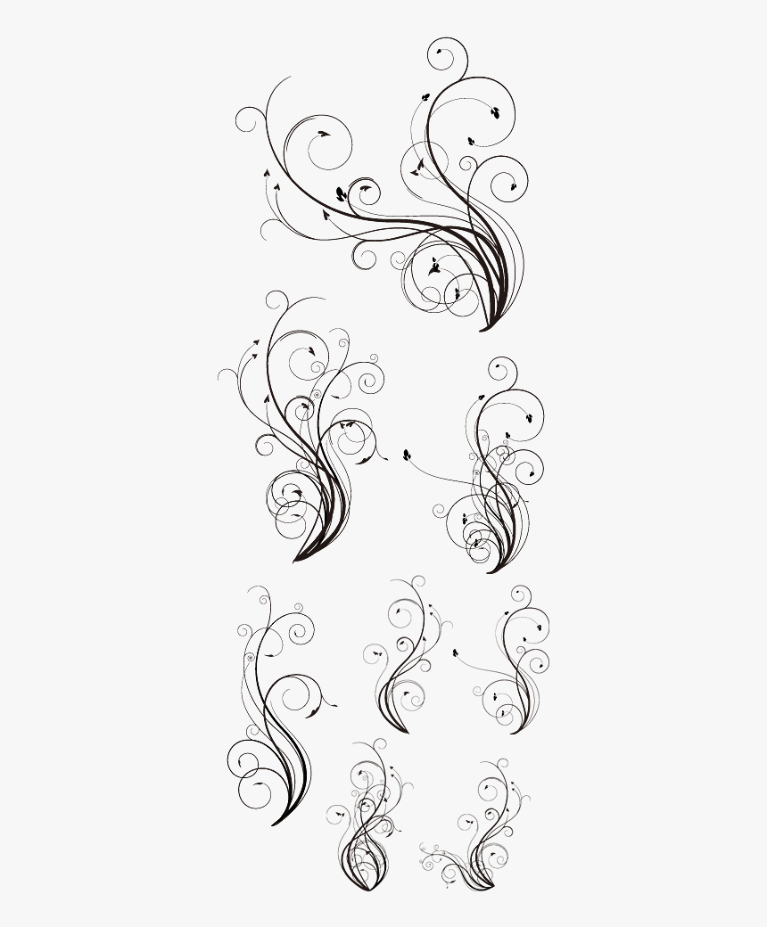 Transparent Ornamentos Png - Free Flourishes, Png Download
