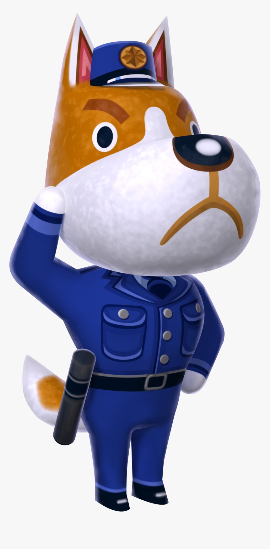 Police Dog Animal Crossing, HD Png Download