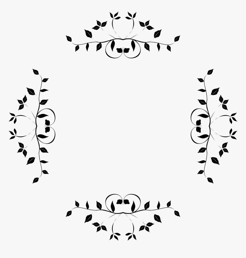 Leaves Flourish Frame Big - Magical Quotes, HD Png Download