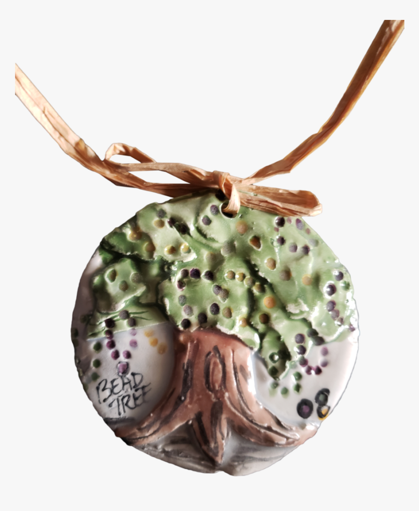 Mardi Gras Bead Tree Ornament - Locket, HD Png Download