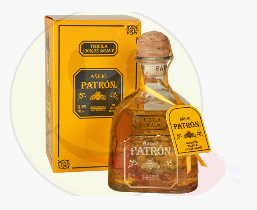 Patron Anejo - 750 Ml Patron Tequila Anejo, HD Png Download