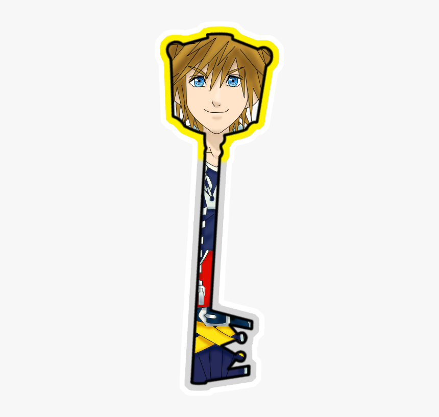 Image Of Keyblade Sora - Cartoon, HD Png Download