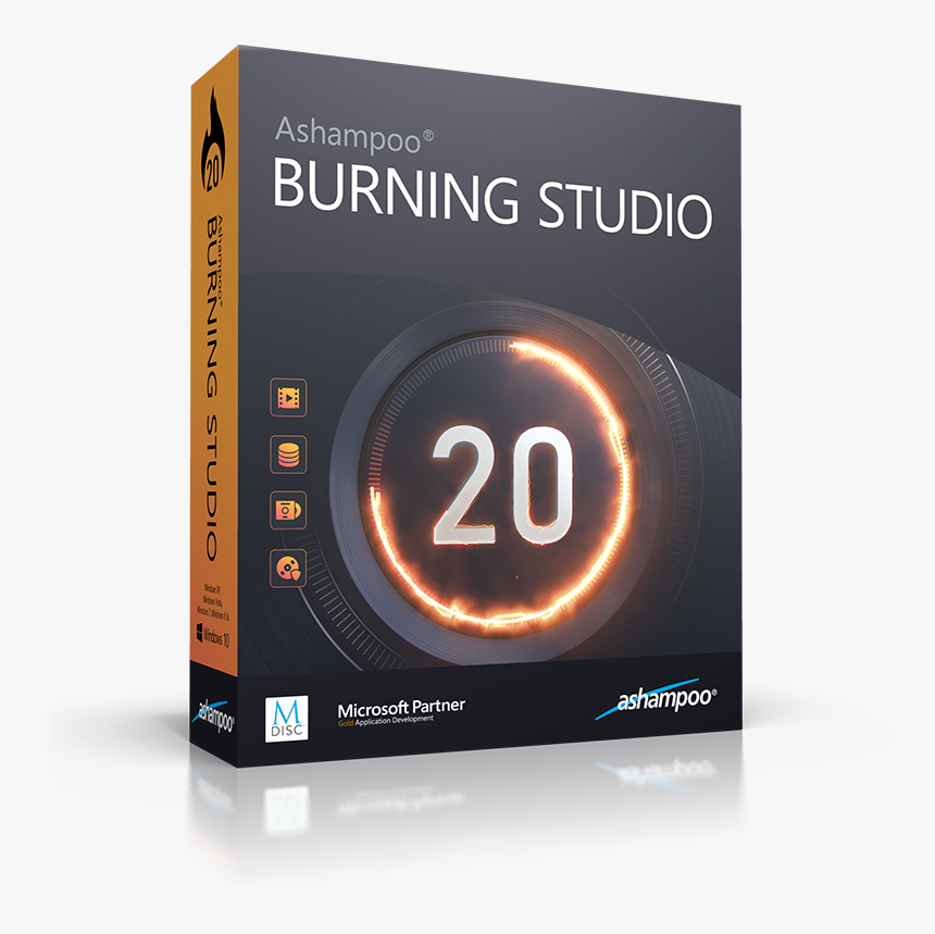 Ashampoo Burning Studio 20, HD Png Download