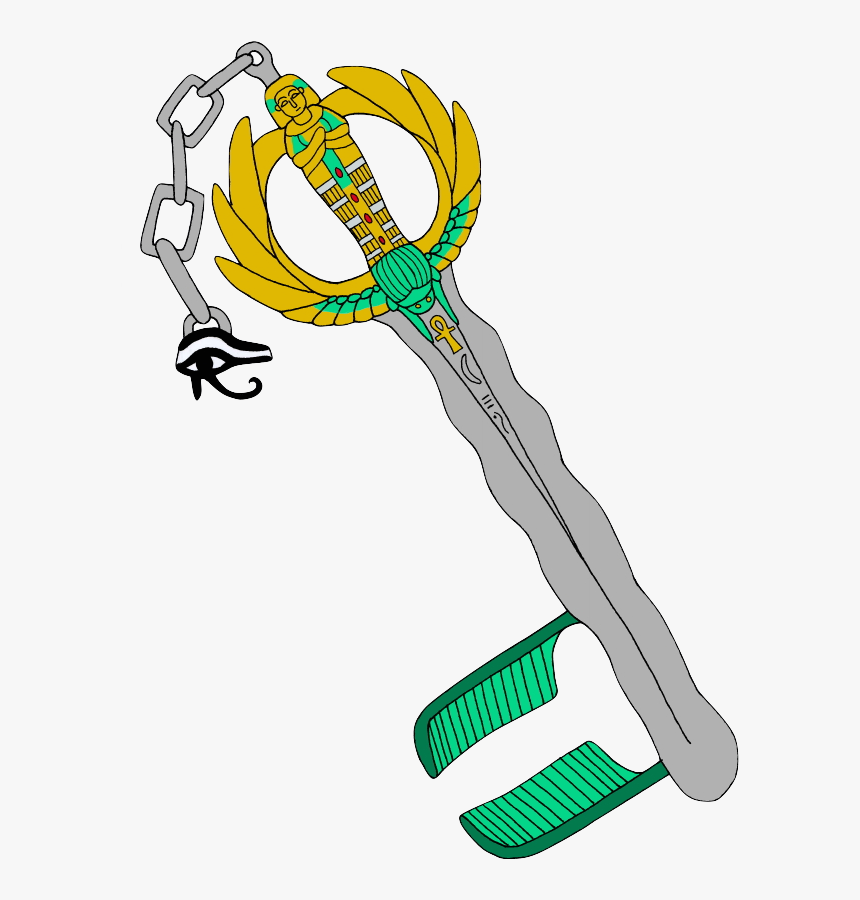 Ren' - S Keyblade - Keyblade Egypt, HD Png Download