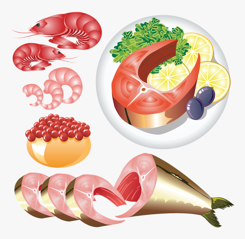 Transparent Lasagna Png - Sea Food Vector Png, Png Download