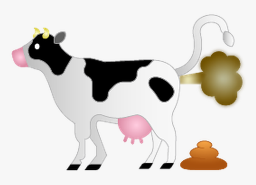 Methane Cow Farts Cartoon, HD Png Download
