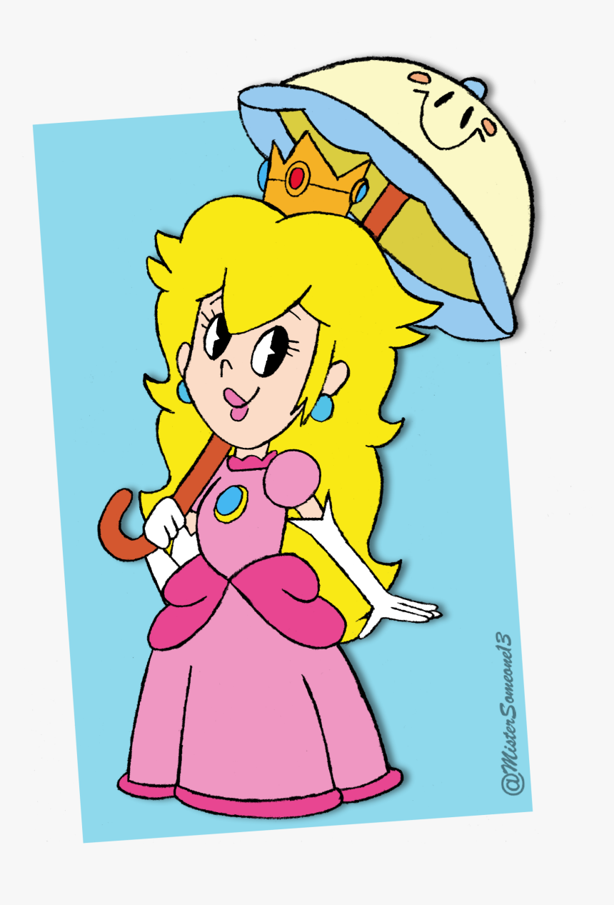 Super Princess Peach - Cartoon, HD Png Download