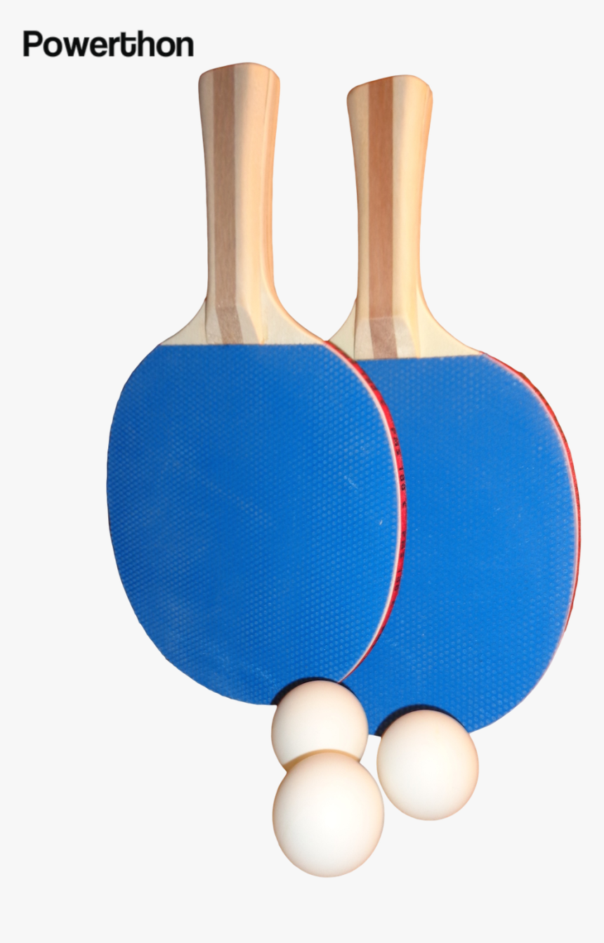 Powerthon Classic Hard Bat Ping Pong Paddle Set With - Ping Pong, HD Png Download