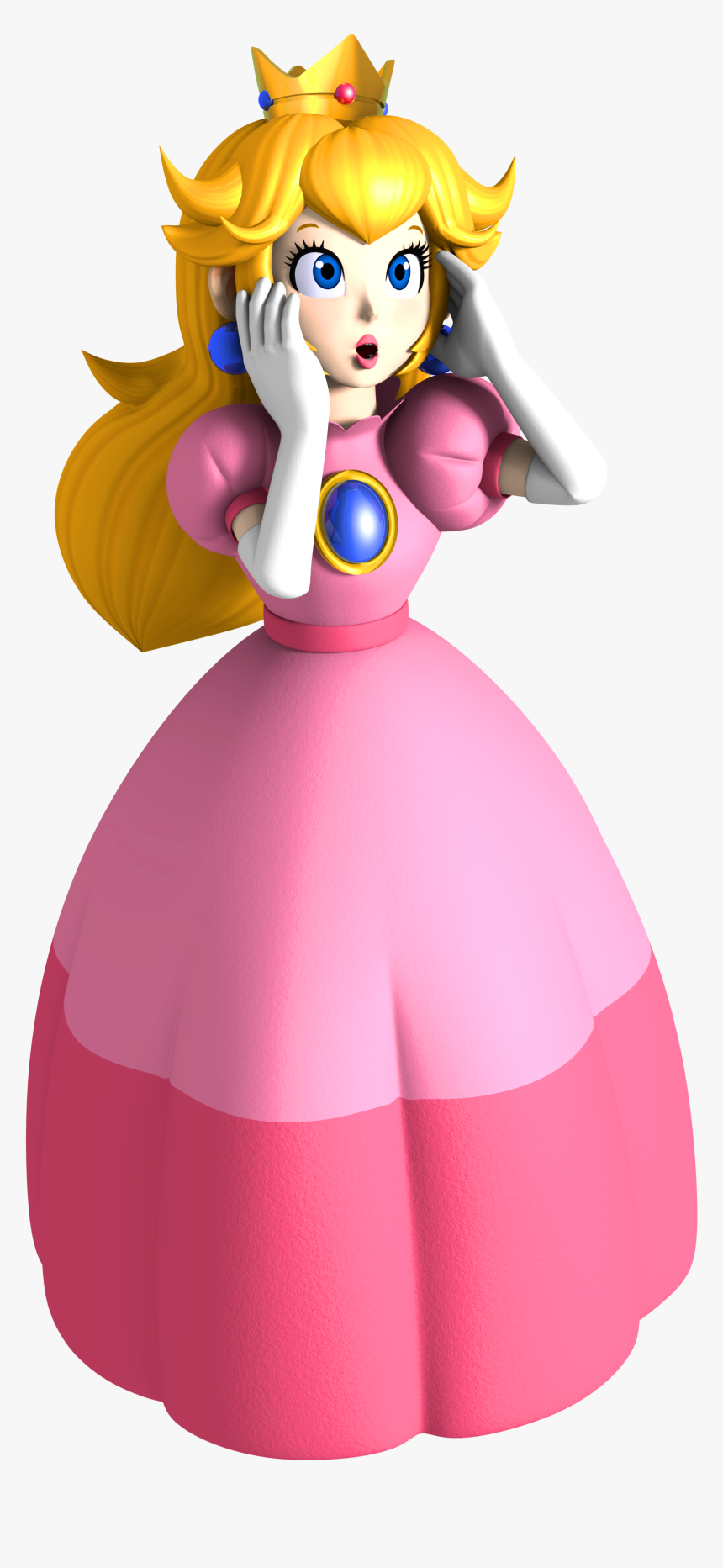 Princess Peach 64 , Png Download - Princess Peach Mario Party 3, Transparent Png