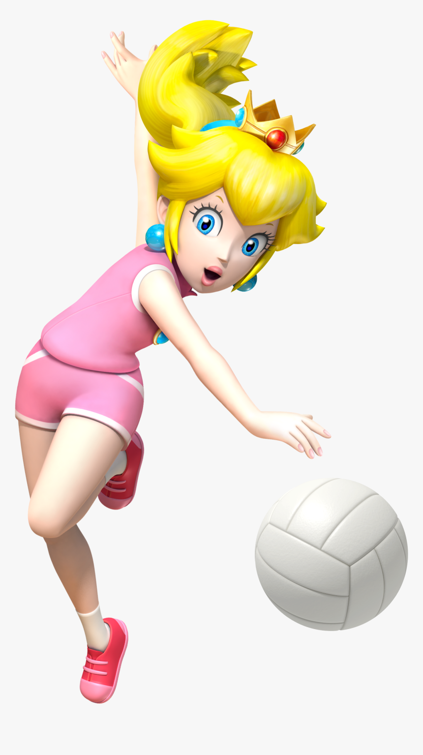 Peach Snes Png - Wii Sports Volleyball Game, Transparent Png