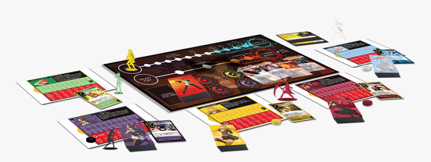 Combat Ready Box Contents - Rwby Combat Ready Board Game, HD Png Download