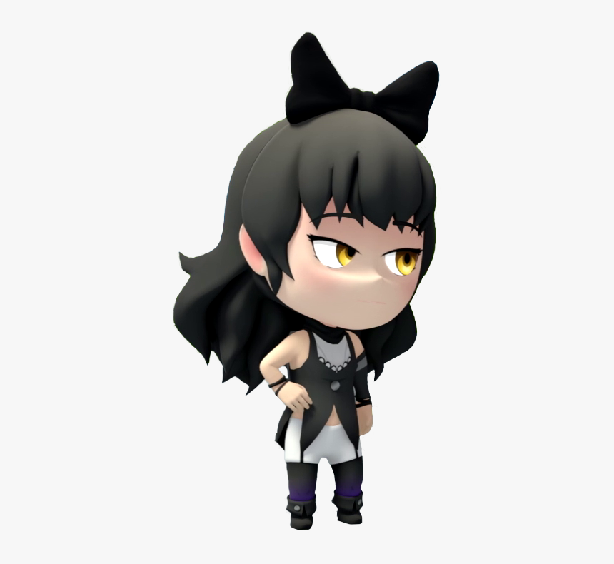 Blake Belladonna Rwby Chibi, HD Png Download