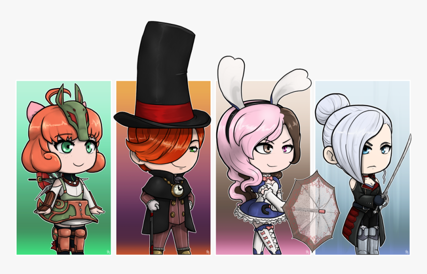 Tiny Rwby/bravely Default Jobs - Rwby Bravely Default, HD Png Download