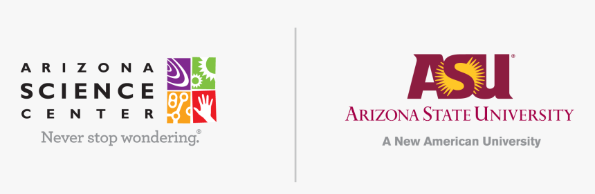Arizona Science Center Asu Partnership Logo - Arizona State University, HD Png Download