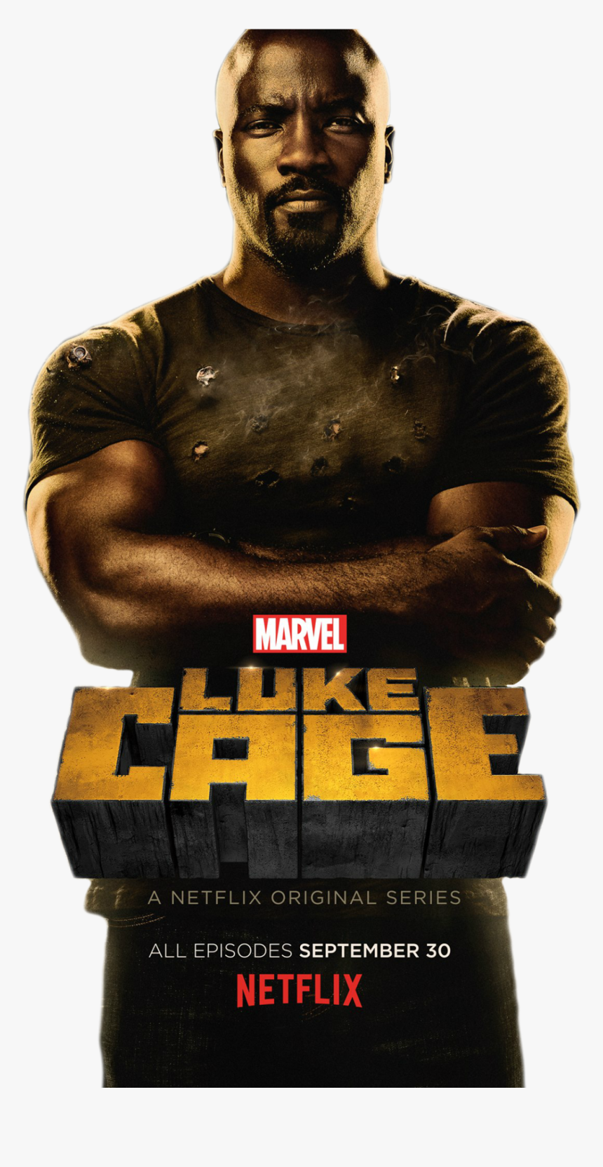 From Today’s New Poster For “marvel’s Luke Cage” - Marvel Super Hero Luke Cage, HD Png Download
