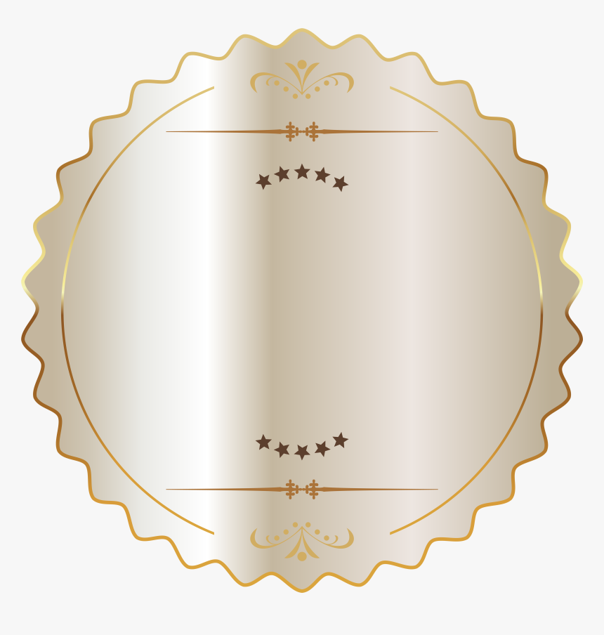 White Seal Badge Png Clipart Picture, Transparent Png