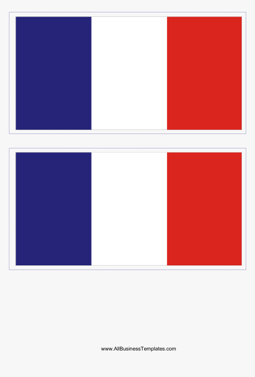 France Flag Main Image - A5 French Flag, HD Png Download